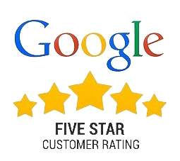 Google Five star customer rating